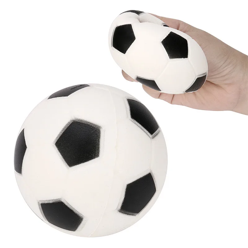 

2018 6CM Anti-stress Toy jumbo soft Football Squishy Slow Rising squeeze Fun Adult Kid Boys squishies Toy