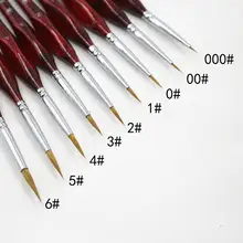 Adeeing – brosse à encre professionnelle en cheveux de Sable, pinceaux d'art pour dessin, peinture à l'huile Gouache, fournitures d'art