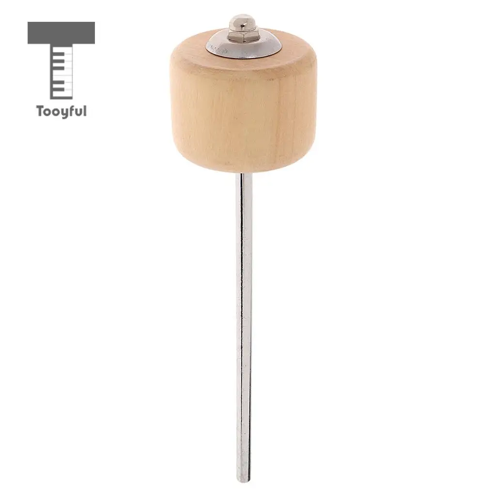 Tooyful Drum Pedal Beater Hammer Felt/Wood Head Mallet for Jazz Drum Replacement Parts Percussion Instrument Accessory