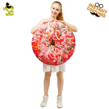 Purim Holiday New Women's Pink Doughnut Costume Adults Cartoon Cosplay Colorful Costumes For Adults Performance Purim Holiday New Women's Pink Doughnut Costume Adults Cartoon Cosplay Colorful Costumes For Adults Performance