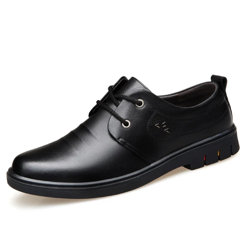 

2019 gorgeous and elegant breathable wearable men's dress shoes trend wild England style tie business trend casual shoes men