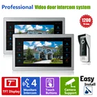 Best Price as low as $218.79 Homefong 7 inch Monitor Video Doorphones Intercom Recording 1 Camera 2 Monitor HD 1200TVL Rainproof Door bell Camera 12V