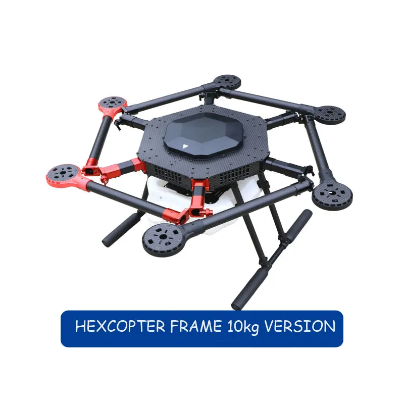 Rc самолет сельскохозяйственных БПЛА Drone Hexcopter Комплект деталей каркаса складной углеродного волокна рамка 10 кг с распыление