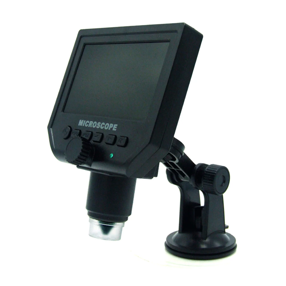 

HD 3.6 Mega Pixel G600 LCD Display Electronic Microscope Portable 1-600x 4.3inch Screen Microscope with Video Camera Recorder