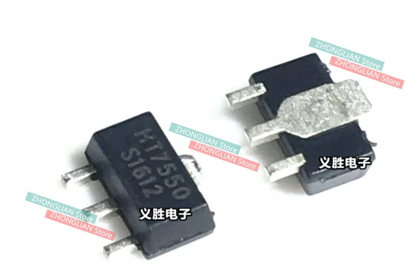 1000pcs/lot HT7550 1 HT7550A 1 HT7550 1# SOT 89 new -in Light Beads ...