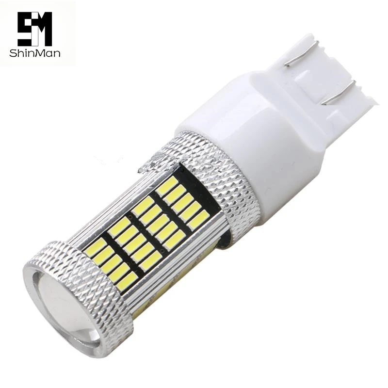 Shinman 2 шт. DRL светодиодная лампа 7443 7444 W21/5W светодиодные лампы для Lada Kalina аксессуары