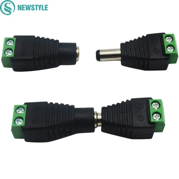 

Male + Female Led Strip Connector, DC 12V Power Adapter to Led Single Color Strip Connector Wire Rohs, 10pcs/lot