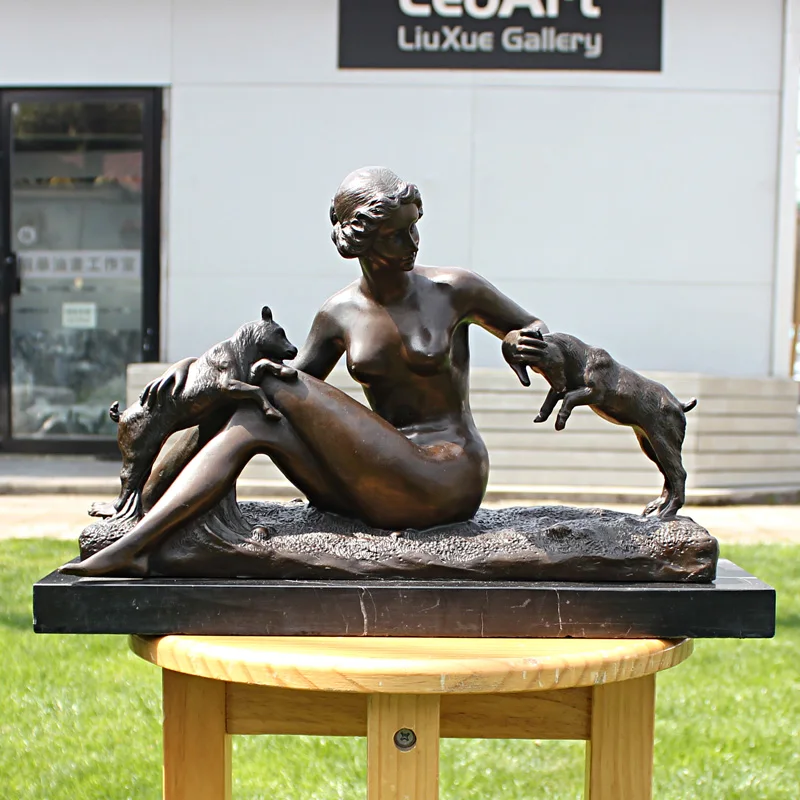 

Pet beauty and bronze sculpture like copper crafts furnishings Home Furnishing business gifts decoration decoration