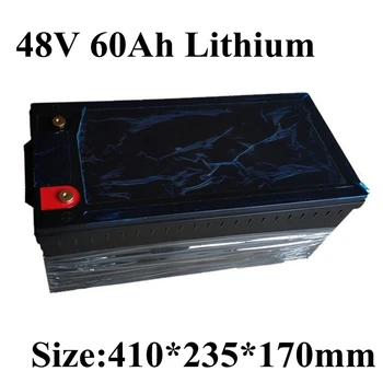 

48V 60Ah Battery for Electric Motorcycle Electric Motorcycle Battery Pack with High Capacity Lipo Battery Inside + 10A charger