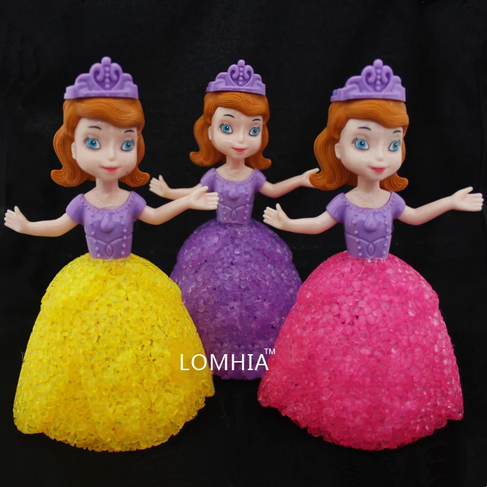Kids Toys Elsa Anna Sofia LED Colorful Lights gradient crystal Night Light Led Lamp  51