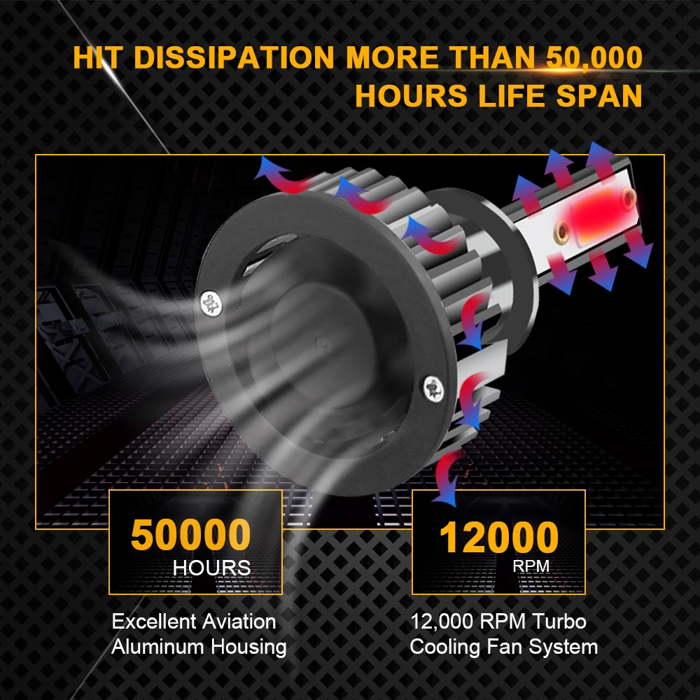 AOTOMONARCH H4 LED H7 Car Lights Bulbs H3 H8 H9 H11 881 9005 LED H1 9006 Car Headlight Lights For Auto Universal 12V AE