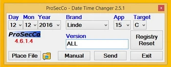 

Linde/Jungheinrich/Still/Liebherr/Widos/Valtra/Clark - Date and Time Changer Prosecco 2.5
