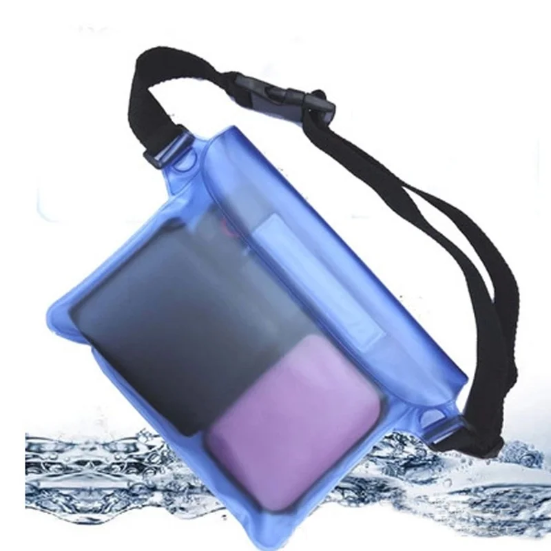 1 pc Swimming Waterproof Waist Bag Drift Adjustable Belt Mobile Phone
