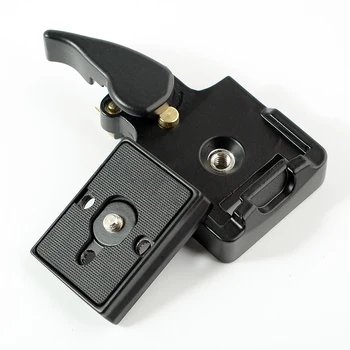 

323 Quick Release Clamp Adapter For Camera Tripod with Manfrotto 200PL-14 Compat Plate BS88 HB88 Stabilizer Plate