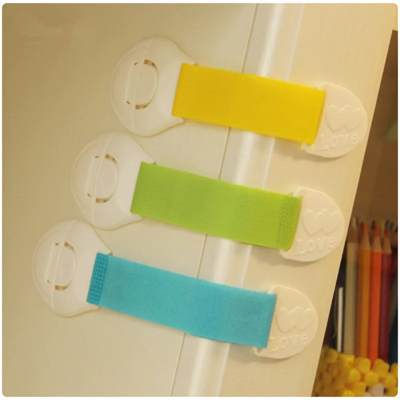 5 шт./лот детский замок Защита детей холодильник ящик блокираторы для безопасности ручки для шкафа замок защелки для ящиков