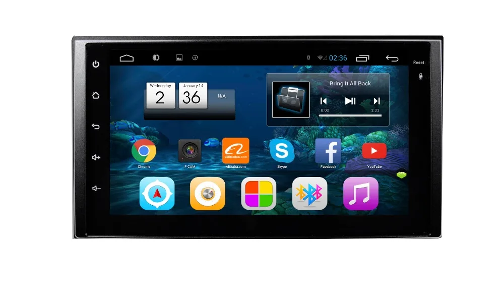 4GSIM 7inch Android 10 Car Audio for Kia Universal Headunit Stereo Video GPS Navi Multimedia Monitor Radio Head Unit 194*107LW | Автомобили