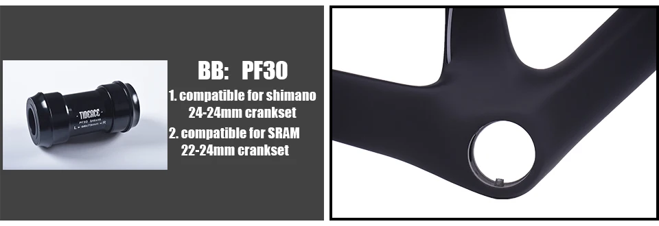 Sale 2019 Disc brake 920g T1000 Carbon Fiber Grave Racing Bike Frame Cyclocross Bicycle Frameset Including Handlebar Stem 4