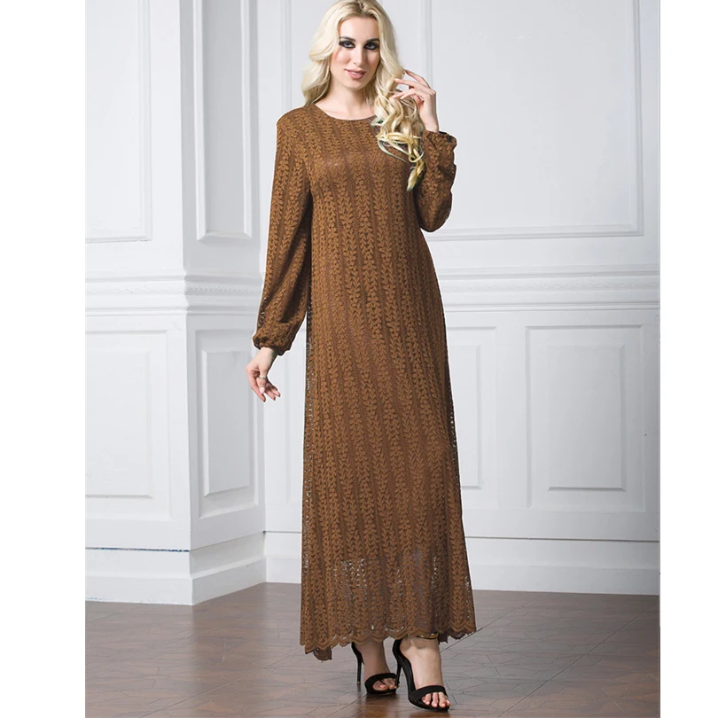 

Dubai Abaya Muslim Dress Plus Size Kaftan Abaya Dresses Brand Soft Muslim Dress Robe lace Dubai Abaya Dresses 6XL 7XL