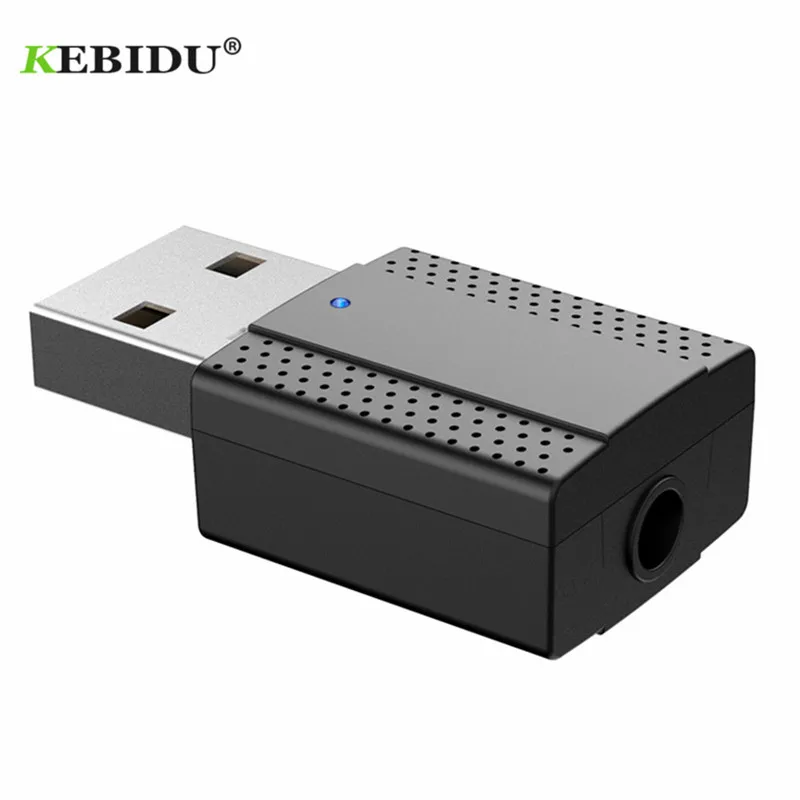 KEBIDU USB передатчик приемник беспроводной Bluetooth 5,0 адаптер 3,5 мм Мини AUX аудио приемник для автомобиля ТВ ПК Bluetooth приемник