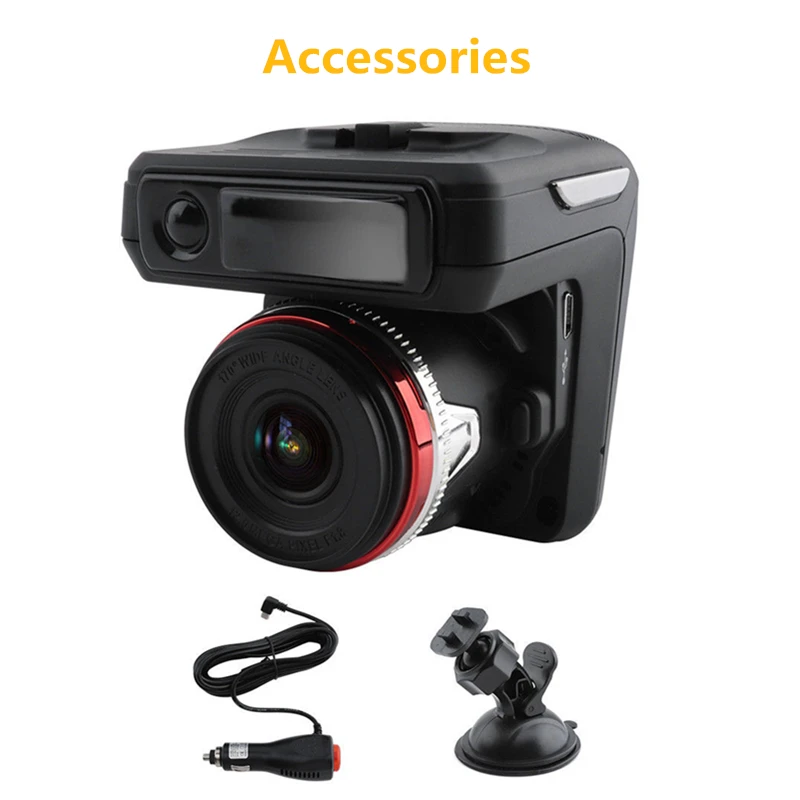 Wetowe T3 3 в 1 радар Dvr FHD 1296P Встроенный GPS автомобильный детектор Автомобильная