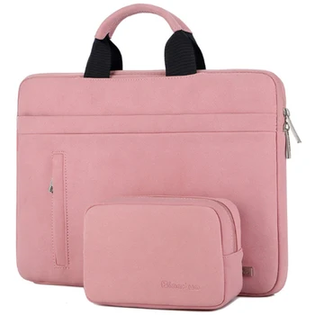 

Biaonuo Matte Surface Briefcase Laptop Bag Case For Xiaomi Notebook Sleeve For Macbook Pro Air for Dell for Asus for Lenovo