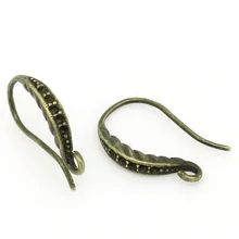 DoreenBeads медные серьги фурнитура Античная бронзовая бижутерия DIY Подвески 18 мм(6/") x 14 мм(4/8"), 2 шт. Новинка