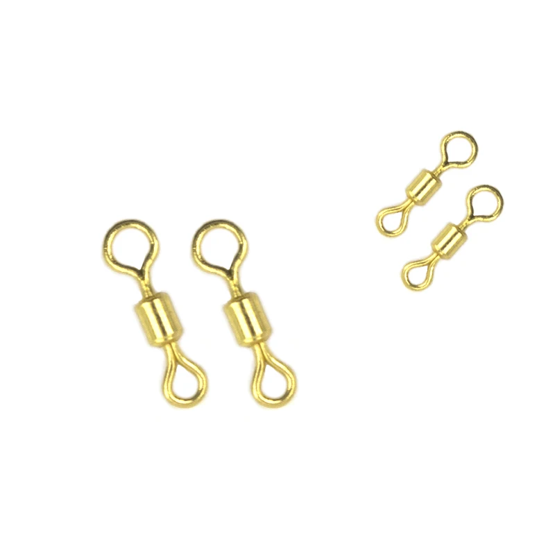 Fishing Connector 10pcs/lot American Ring 8 Fishing Gear  6# 8# 10#  Professional Fishing Tackle Fishing Terminal Tackle jooyoo