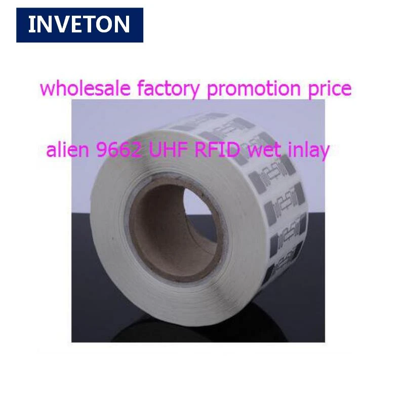 Factory Price Rfid Alien 9662 Tags Stickers Label Printable ...
