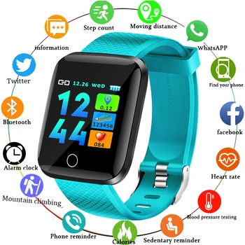 

2019 LIGE New Sport Fitness Tracker Smart Bracelet Heart Rate Blood Pressure Monitor Smart Band Pedometer smart watch Men Women