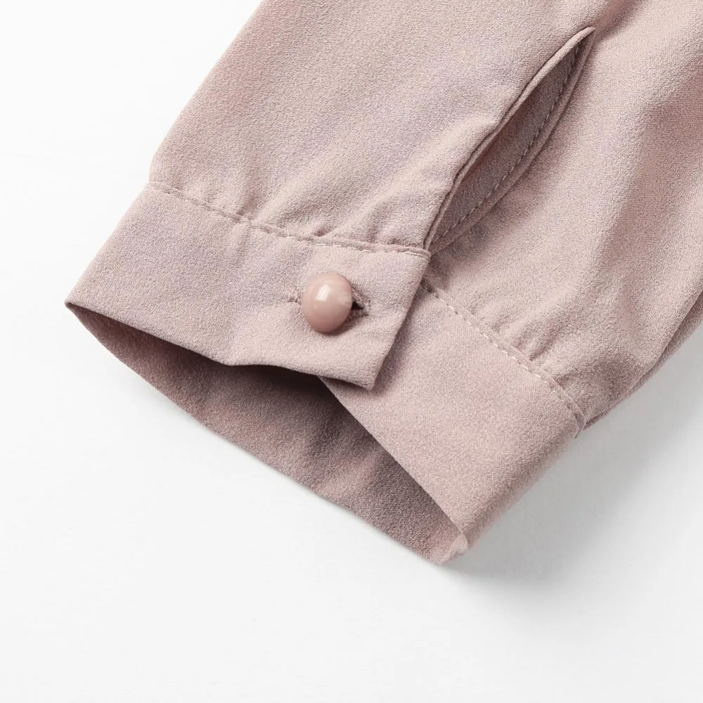 5XL размера плюс шифоновые женские блузки с длинным рукавом Весенние повседневные