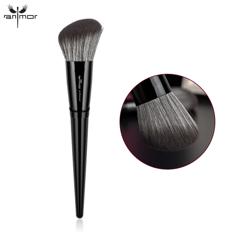 

Anmor 1PCS Contour Makeup Brushes Blush Bronzer And Highlight Make Up Brush Wooden Foundation Cosmetic Tool Pincel Maquiagem