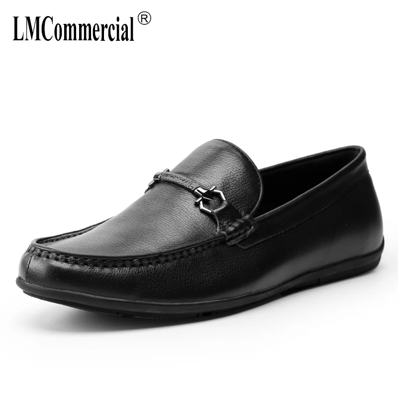 

men's Doug shoes spring and autumn summer lazy loafer men shoes men Genuine leather driving shoes male British retro cowhide