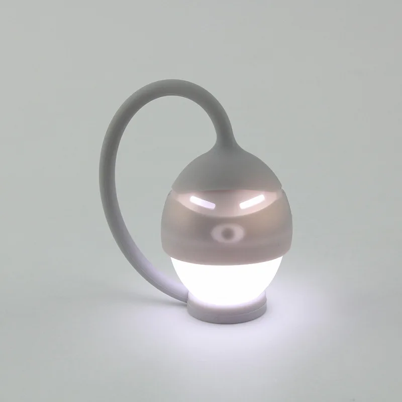 Мини Usb портативный подвесной светильник для палатки, аварийный силиконовый светодиодный ночник для альпинизма - Мощность в ваттах: Gray