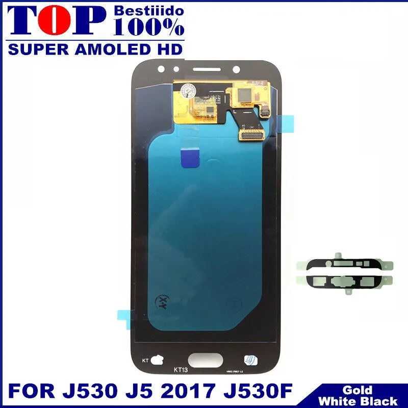 

Brightness Adjustment LCDS For Samsung Galaxy J5 2017 J530 J530F AMOLED LCD Display Touch Screen Digitizer Assembly Replacement