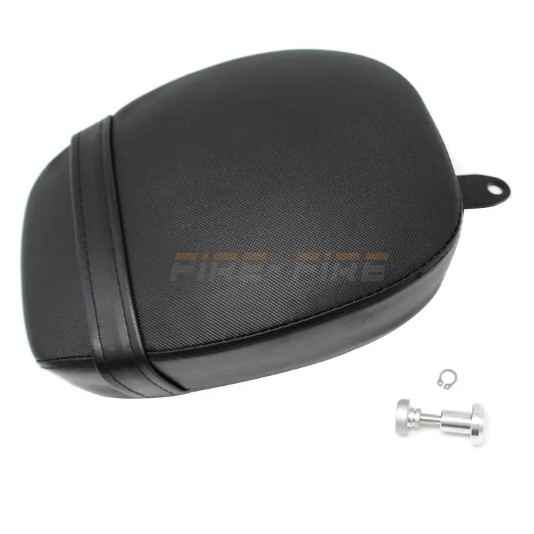 Мотоциклетная черная подушка для заднего сиденья Кожаная Harley Sportster XL 883 1200 48 72 2004