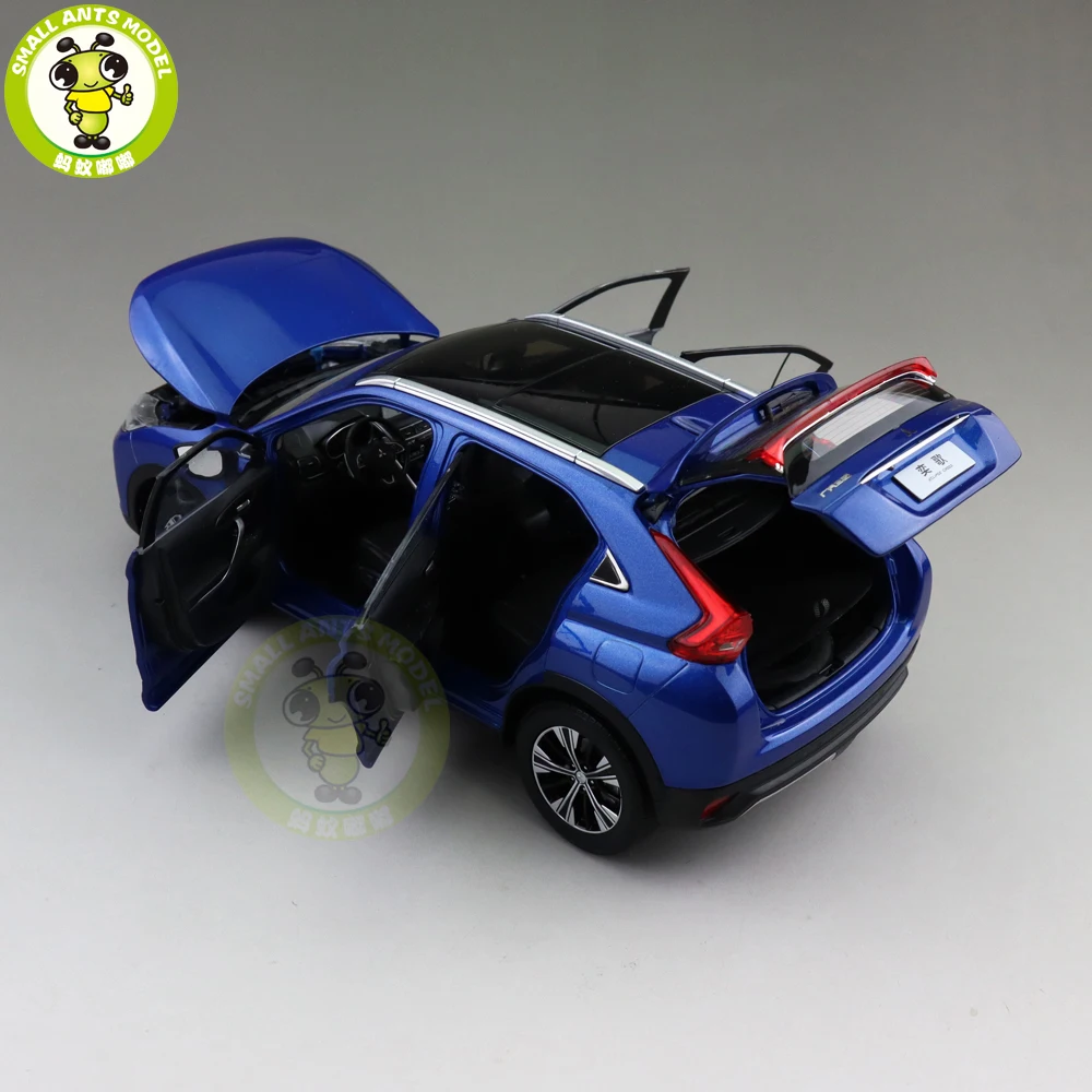 1/18 Mitsubishi ECLIPSE CROSS SUV литая модель металлический Автомобиль SUV модель игрушки для детей мальчик девочка подарок коллекция синий