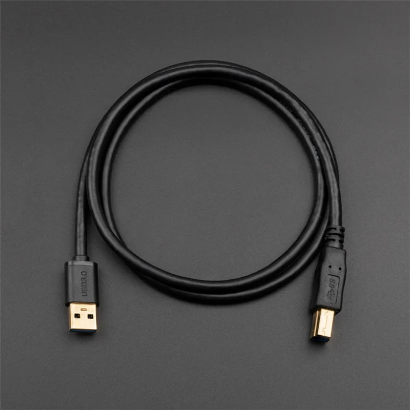 

10PCS USB Printer Cable USB Type B Male to A Male USB 3.0 Cable AM to BM for Canon Epson HP ZJiang Label Printer DAC USB Printer
