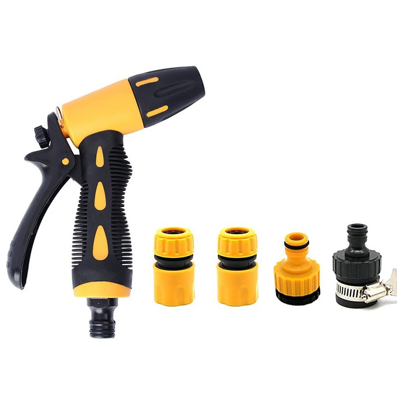 Garden Watering Irrigation Tool High Pressure Water Spray Gun Nozzle for Car Washing Garden Watering