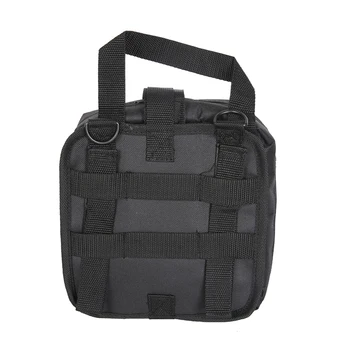 

Aolikes Tactical First Aid Bag MOLLE EMT Rip-Away Military Medical Utility Pouch Rescue Package For Travel Hiking