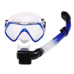 Дайвинг gogglesglesglasses маска подводное дыхание трубки силиконовые PCFull сухой мундштук Подводное плавание комплект инструмент Поставки