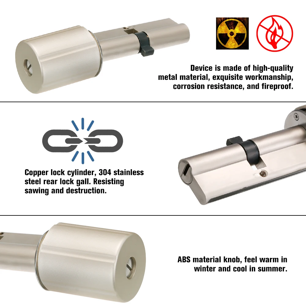 Original Practical Anti-theft Security Door Lock Core with