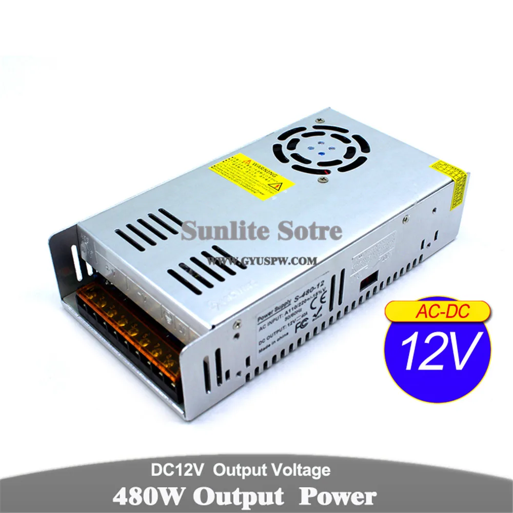 12V480W