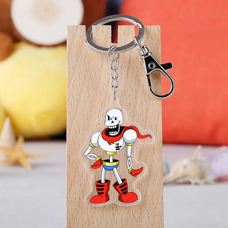 Игра Undertale мультфильм фигура автомобильный брелок держатель лучший друг Выпускной подарок на Рождество