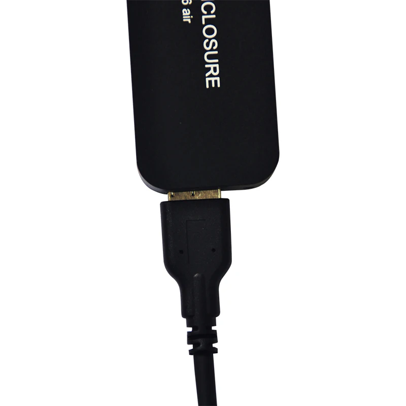 external hard disk box For Macbook Air Pro 2013 2014 2015 2016 2017 SSD Portable case USB 3.0 to 16+12 pin slot Mobile Box HDD enclosure 3.5 hdd box