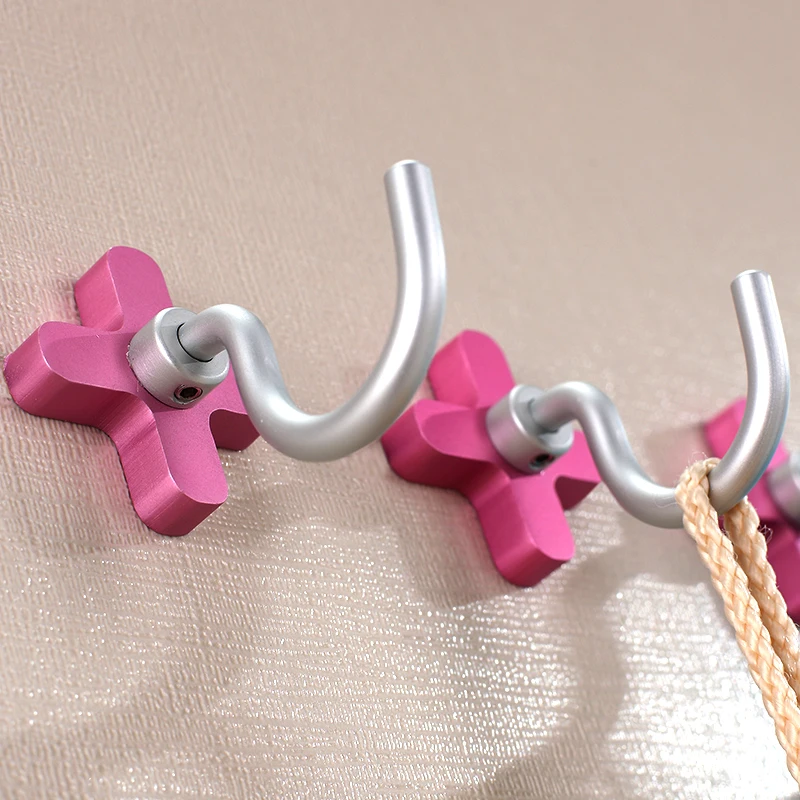 Современные серебряные+ Розовые Настенные Крючки-вешалки крюк шикарная занавеска крюк французская сельская шляпа вешалки пальто