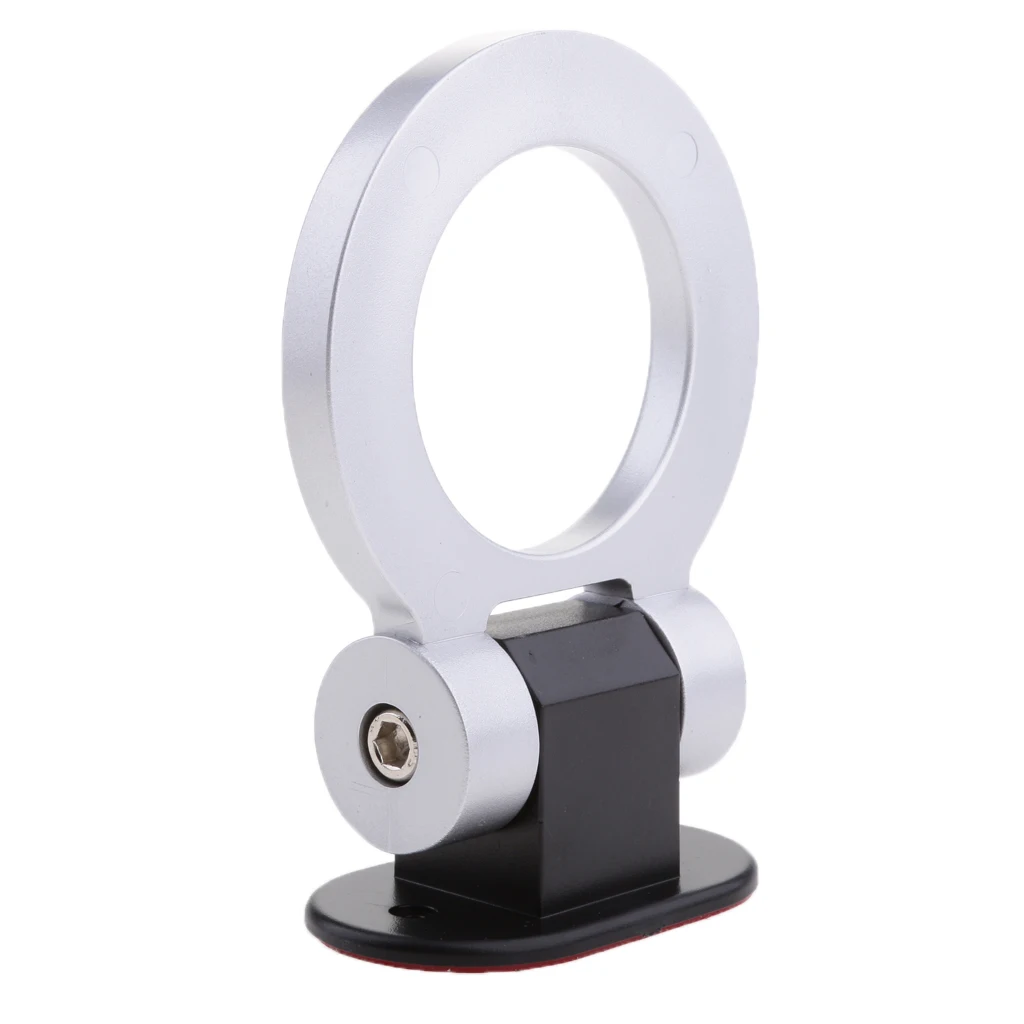 Racing Tow Hook Ring for Car SUV Front Rear Bumper Decoration ONLY ABS Plastic Apply Onto Bumper