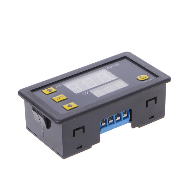 

2018 12V Timing Delay Relay Module Cycle Timer Digital LED Dual Display 0-999 Minutes W-store Oct25_B