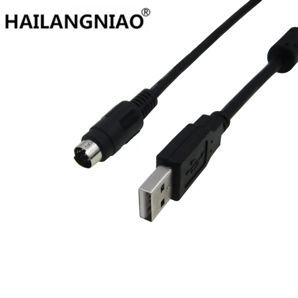 Для FX1N FX2N FX1S FX3U серии PLC Кабель для программирования USB SC09 FX загрузки Кабели к RS422