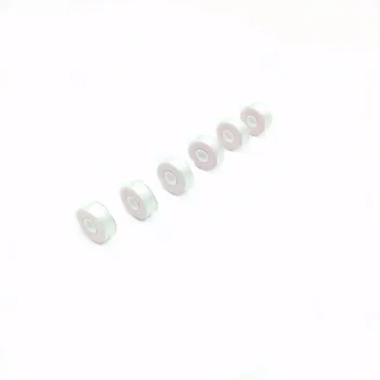 

High Quality Polyester White Color Paper Side Type L 75D/2 144PCS/BOX For Embroidery Machine Pre-wound Bobbin Thread