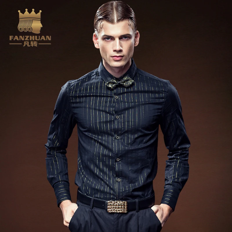 FANZHUAN Featured Brands Mens Business Casual Long Sleeved Shirt ...